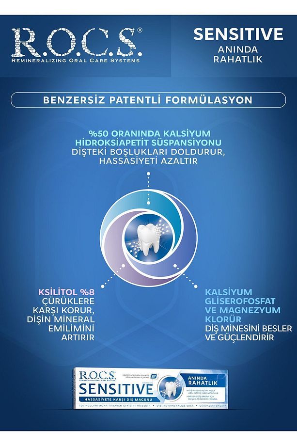 Sensitive Instant Relief Anında Ferahlık Florürsüz Diş Macunu 75 ml - 2