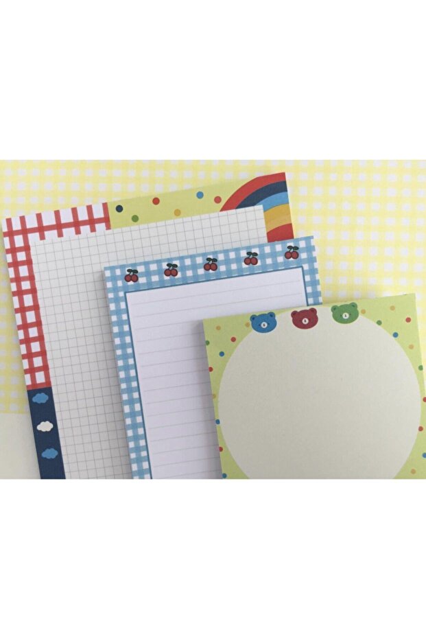 Jelibon Set Memopad/notepad/defter - 3