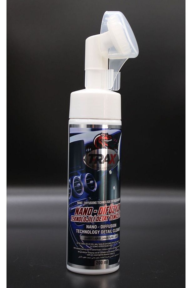 Nano Oto Araç Detaylı Temizlik Fırça Köpük Seti Yıkama Klima Koltuk Döşeme Temizleme Seti 200ml - 1