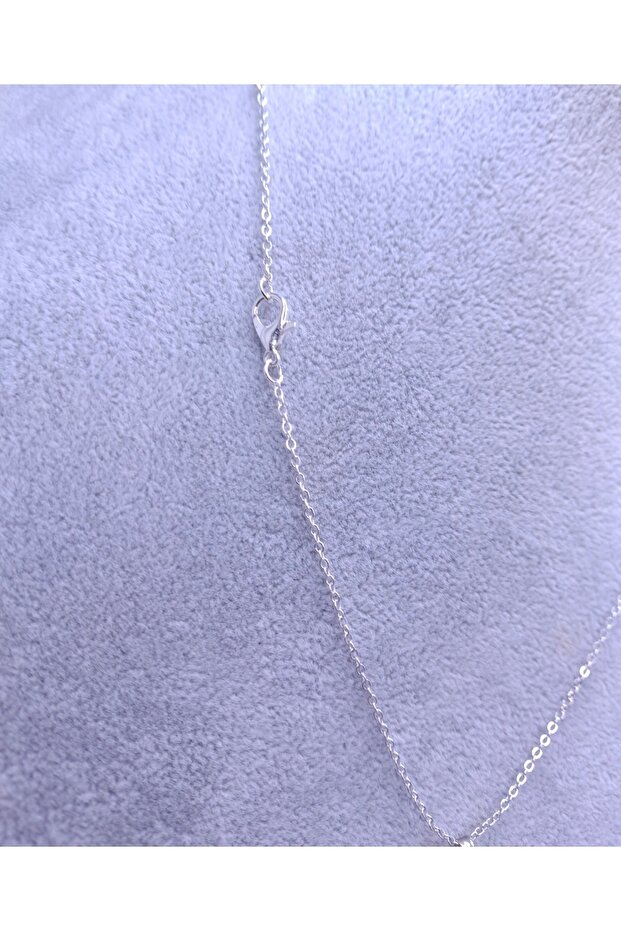 Gümüş Renk Aslan Burcu Model Kolye - 3