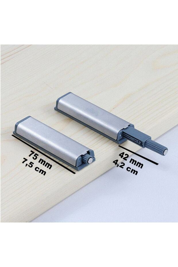 Dolap Kilidi Kapak Bas Aç Hırdavat Mıknatıslı Kapak 8170 - 3