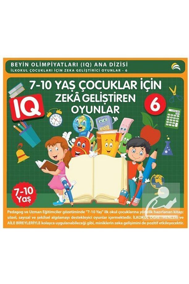 7-8-9-10 Yaş Ve Üzeri Çocuklar Için Iq Zeka Geliştiren Akıl Oyunları 6 (1. HAMUR LÜKS) - 1