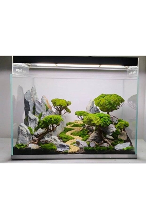 Ağaç Figürü Moss Sarılı 's' - 3