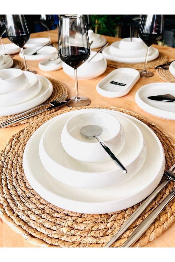 Bianco Perla Full Moon 27 Parça 6 Kişilik Yemek Takımı - 8