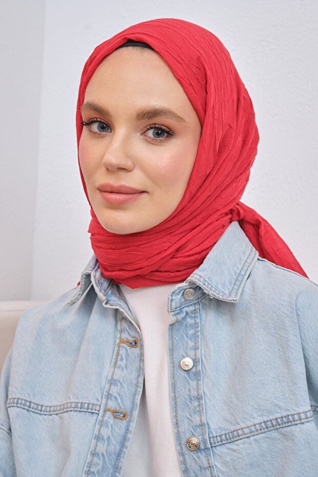 شال شال من الخيزران الأحمر