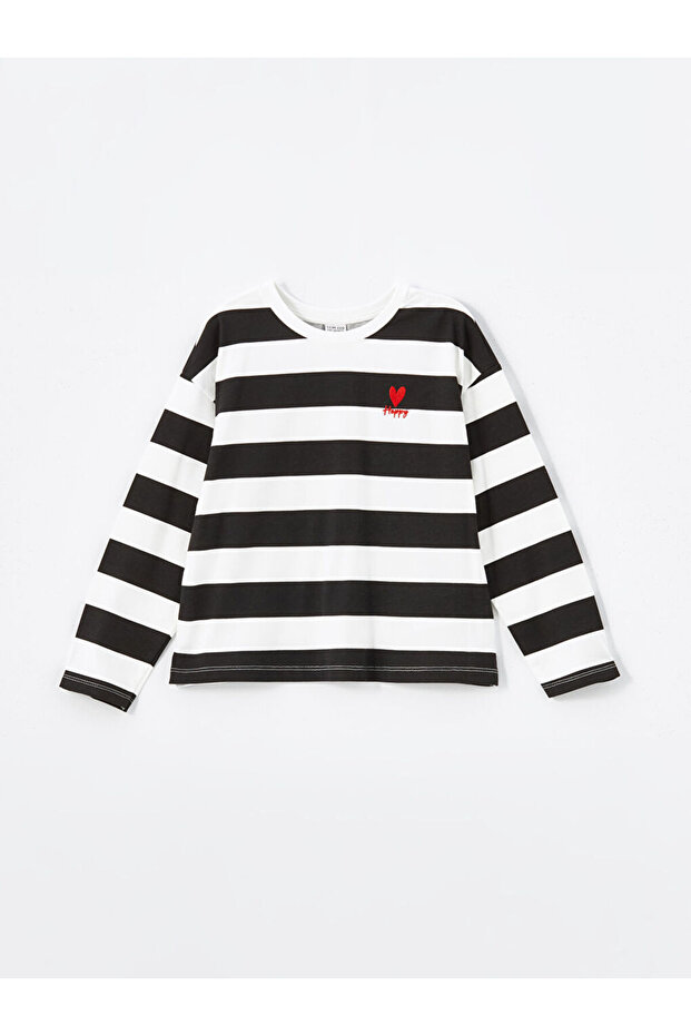 Crew Neck Girl's T-Shirt