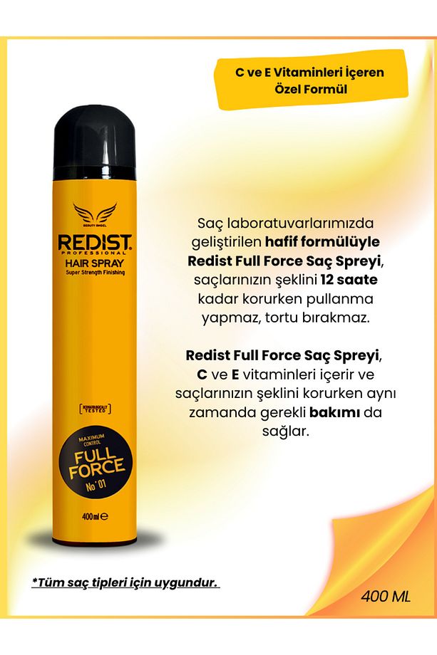 Full Force Extra Sert Saç Spreyi 400 ml 6'li - 2