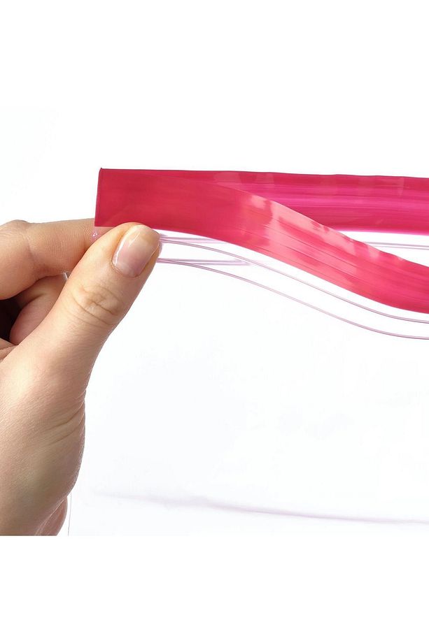 ISTAD kilitlenebilir buzdolabı poşeti, kırmızı-pembe, 2,5 lt ve 1,2 lt, 50 adet - 4