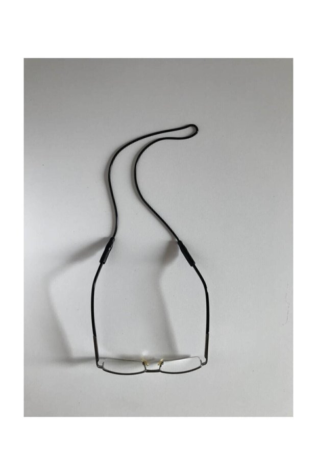 Glasses Rope Silicone Single Black