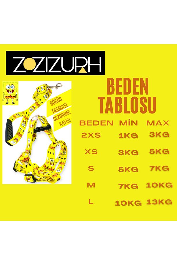 Köpek Tasması ( Göğüs Tasması ) Gezdirme Kayışı Set - 4