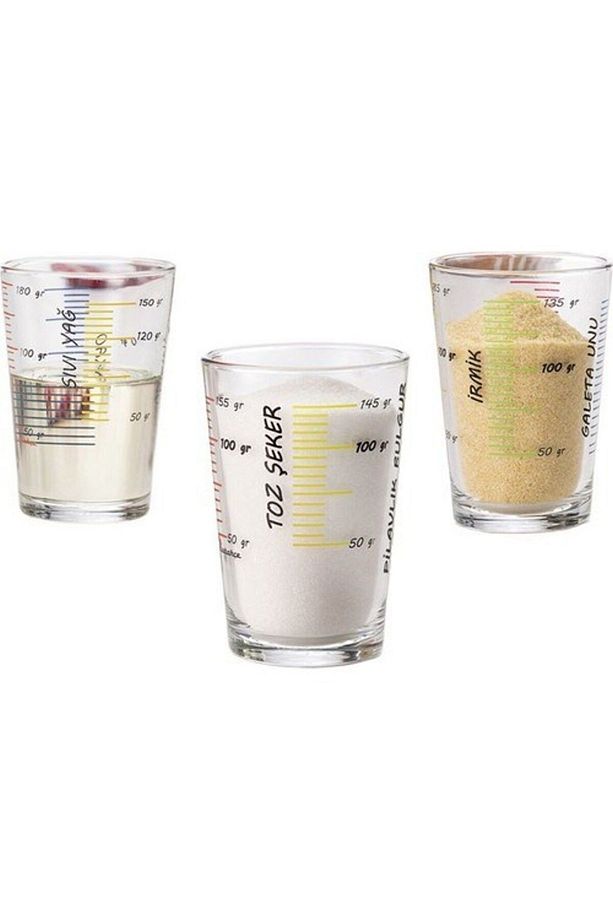 Ölçü Bardağı 3 Lü Set - 3