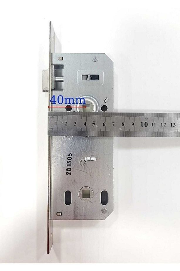 DİKMEN Paslanmaz Çelik Mat Siyah Kare Rozetli WC Kapı Kolu ve Şahsuvar WC Kapı Kilidi 40 MM (SET) - 4