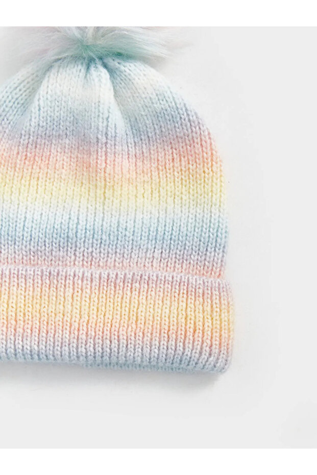 LCW ACCESSORIES Ponponlu Kız Çocuk Bere (W4) - 2