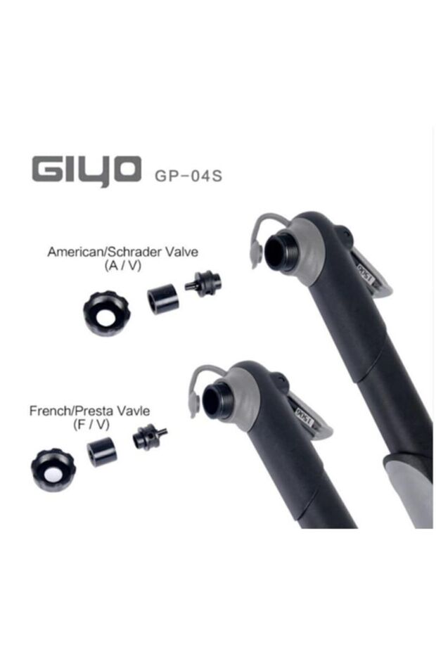 Gıyo Taşınabilir Mini El Pompa Bisiklet [a/v-f/v Sibop] Gp-04s - 3