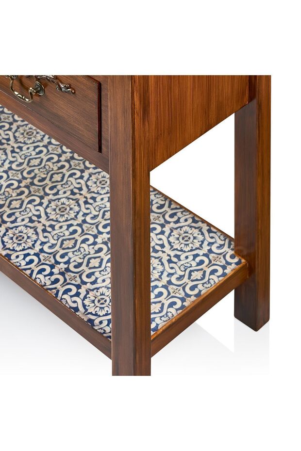 Rustik, beş çekmeceli dresuar - 4