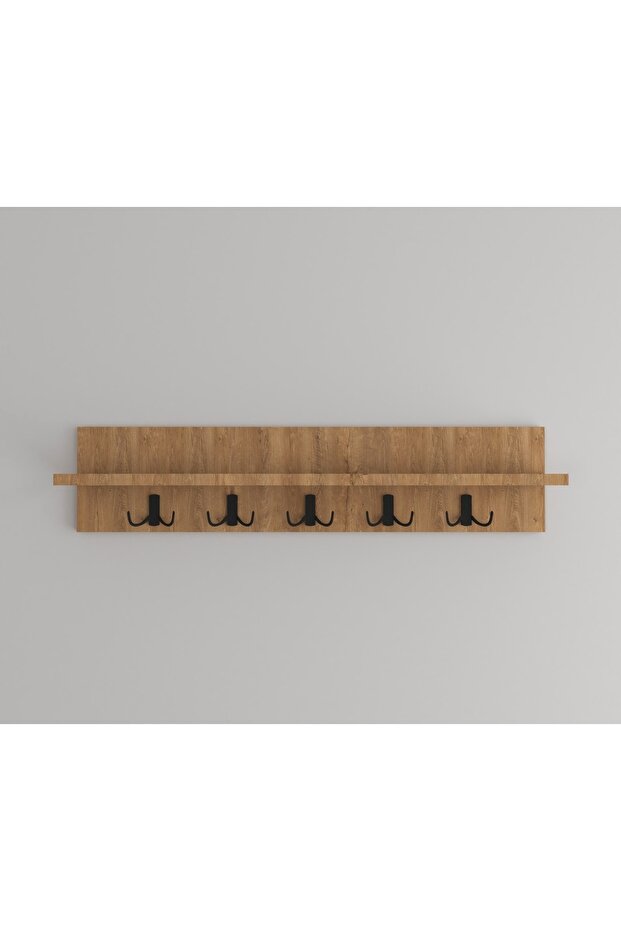 Portmanto Elbise Askılığı, Duvar Askılığı 80 cm - 3