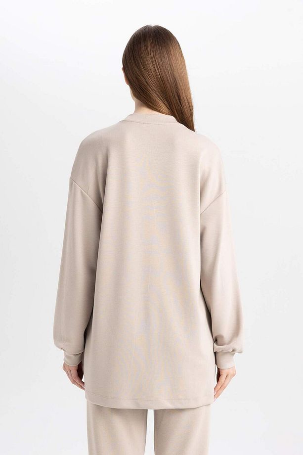 DFC - Regular Fit Bisiklet Yaka Sweatshirt Tunik - 6