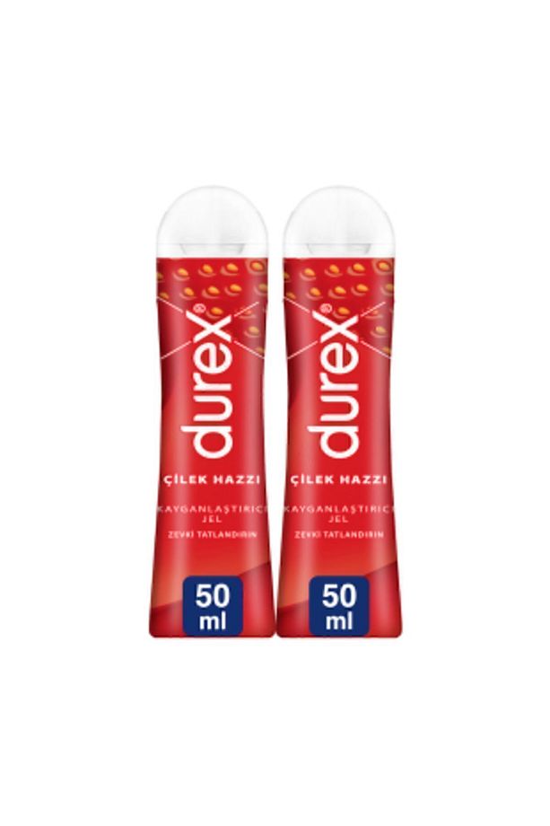 Play Çilek Hazzı Kayganlaştırıcı Jel 50 ml X 2 Adet, Fırsat Paketi - 1
