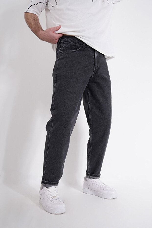 Basic Desensiz Erkek Mom Jean - 4