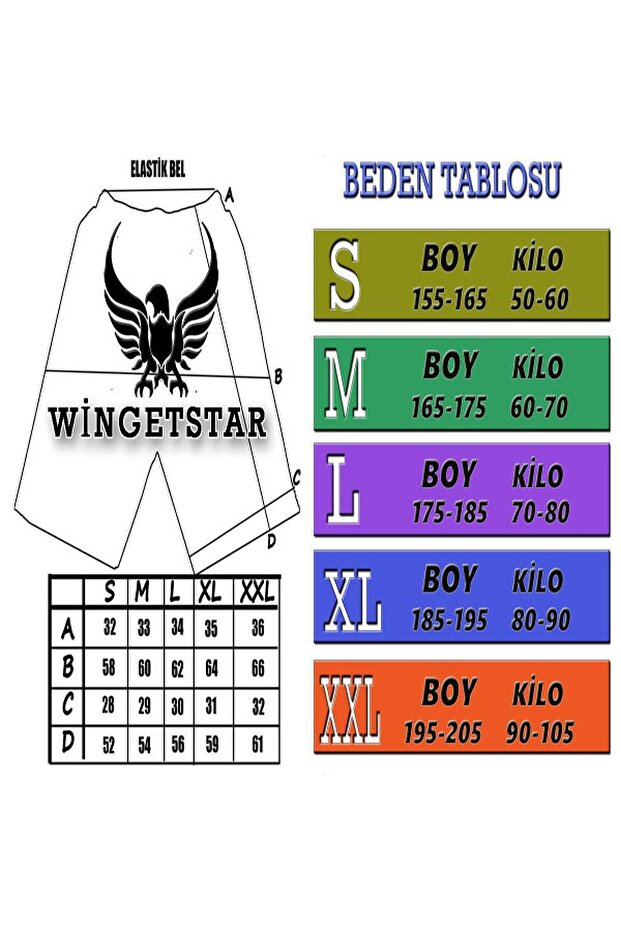 Siyah Çizgili Şort - 4