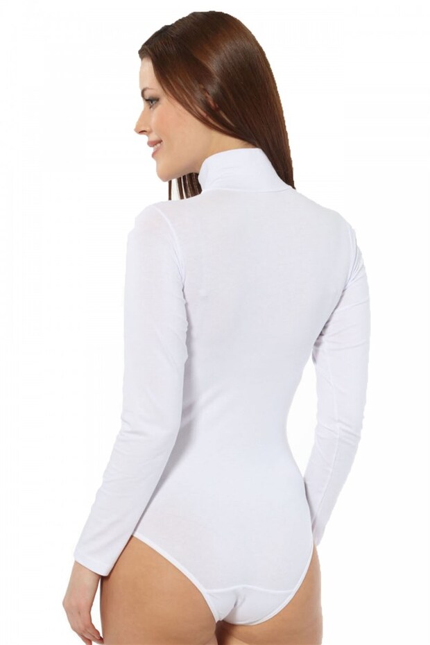 Uzun Kol Boğazlı Çıtçıtlı Body 260 - 5