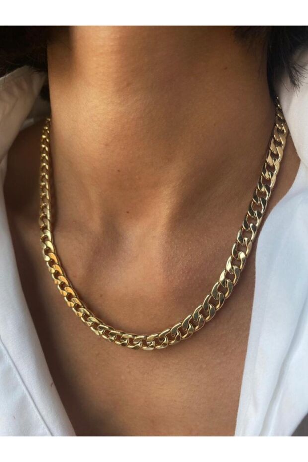 Modern Melted Chain Necklace