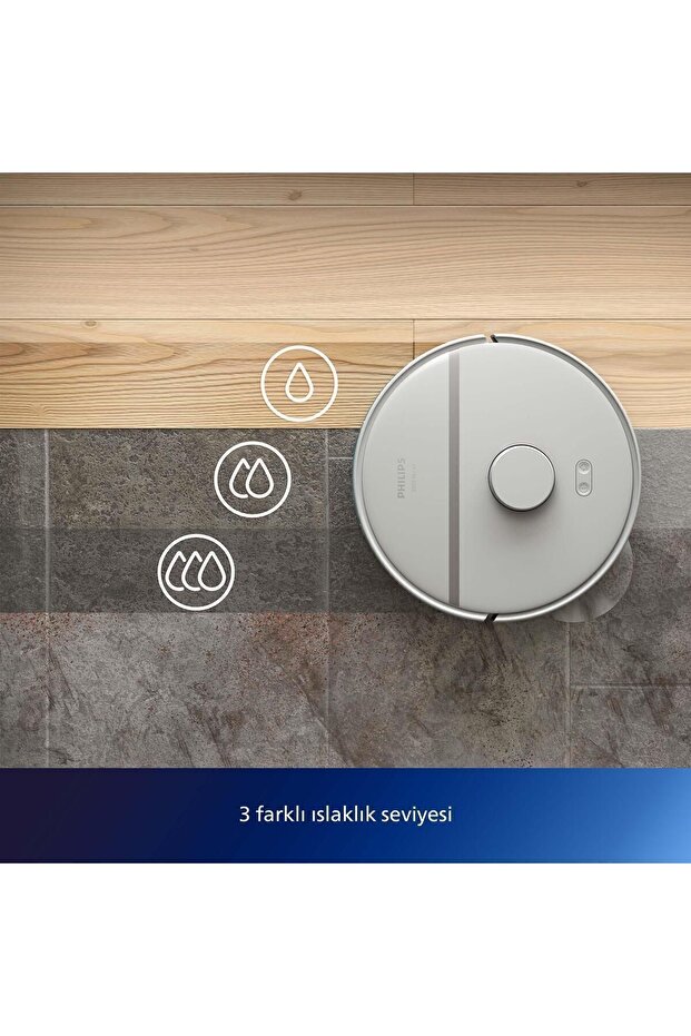 Xu3000/02 Beyaz Robot Süpürge - 9