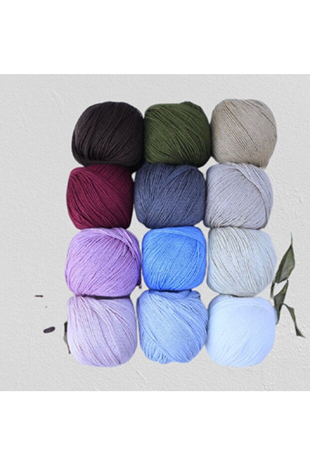 Baby Cotton Amigurumi, Punch, Hand Knitting Thread, Taka Yarn (set 12)
