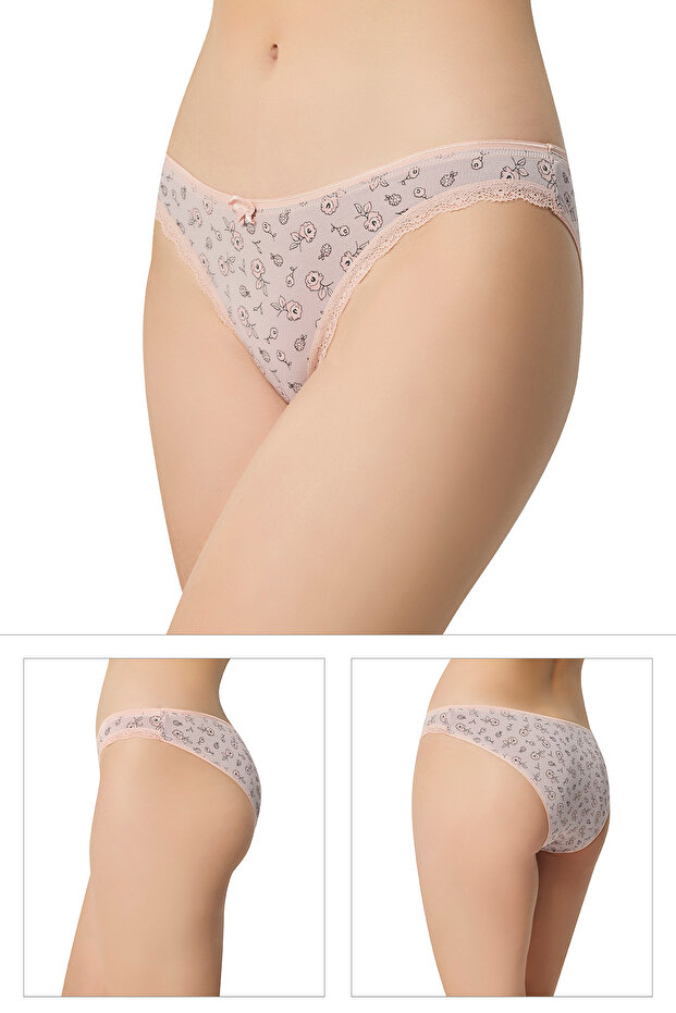 6894 DANTELLİ  3 LÜ KÜLOT - 2