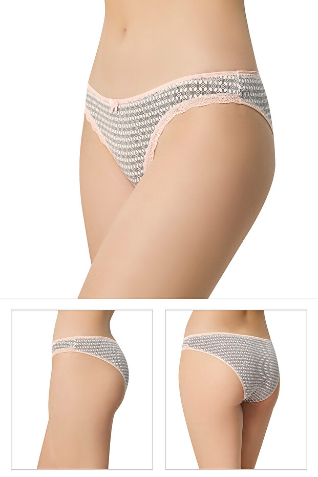 6894 DANTELLİ  3 LÜ KÜLOT - 3