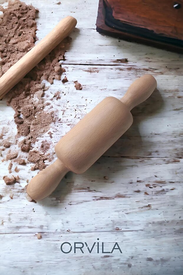 Mini Boy Ahşap Merdane 25 Cm - 1