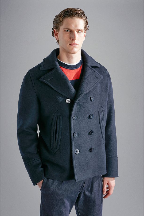 MAN'S PEACOAT C.W. WOOL - 1