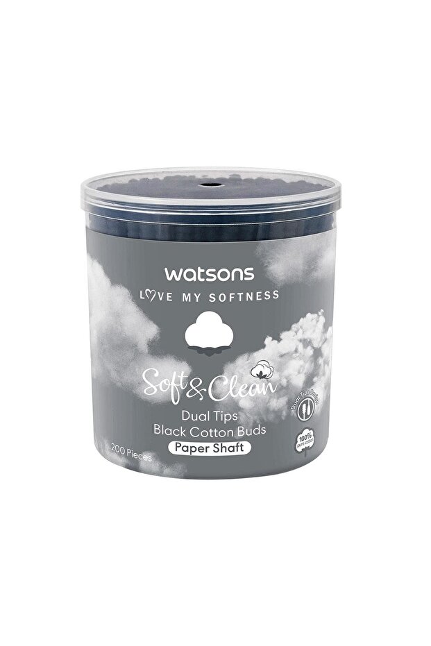 Kulak Çubuğu Siyah 200 Adet - 1