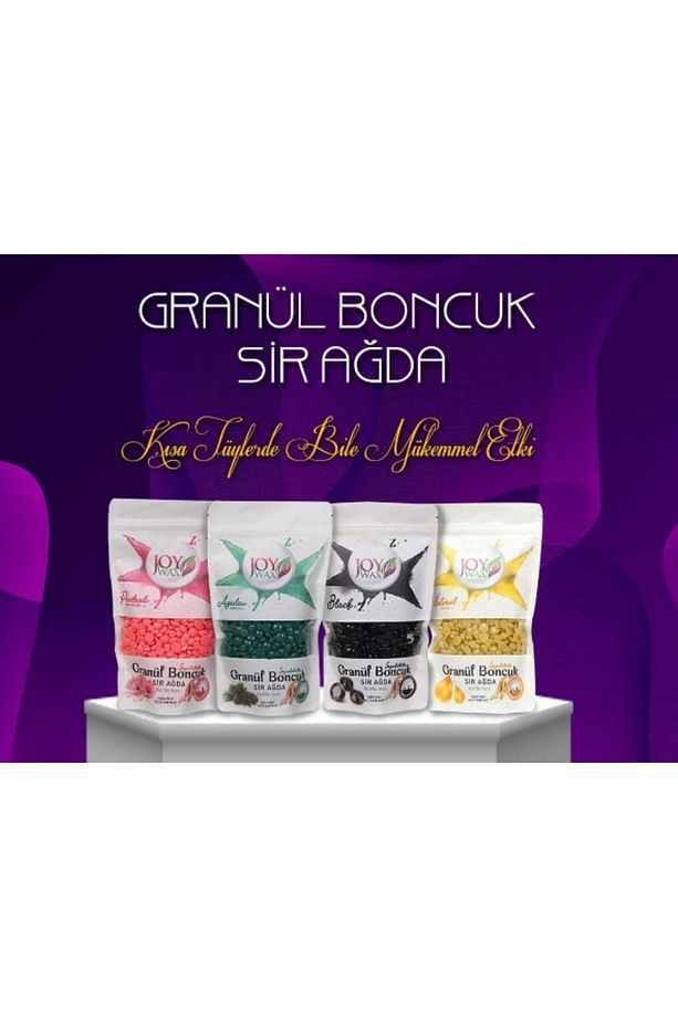 Granül Boncuk Soyulabilir Sir Ağda Titanyum Pudralı 250gr - 3