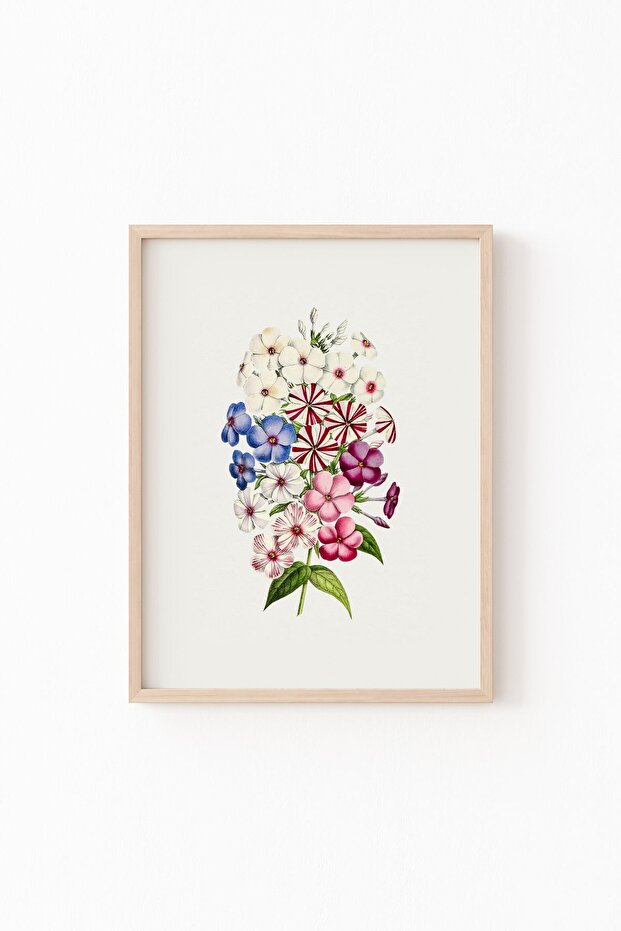 Flowers - Wooden Patterned Frame