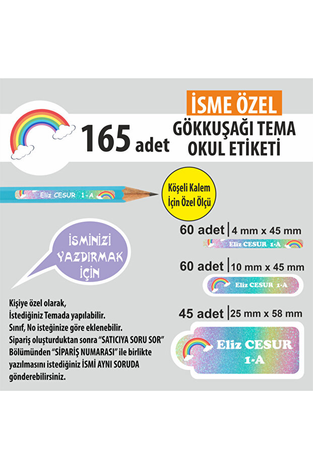 GÖKKUŞAĞI Tema Etiket