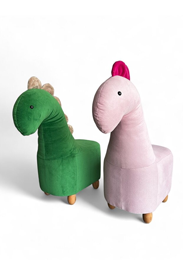 Dinozor Puf Pembe - 4