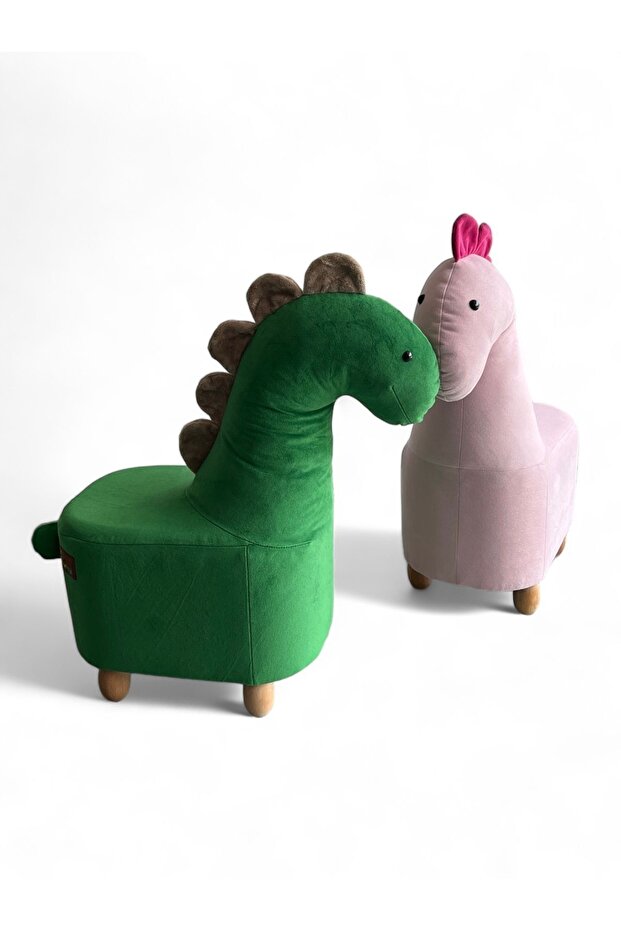 Dinozor Puf Pembe - 3
