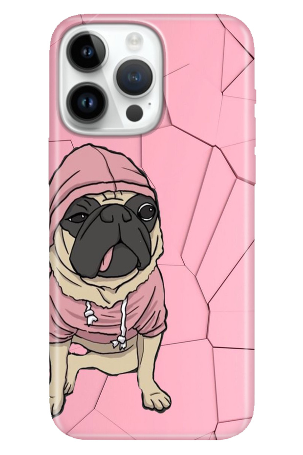 Case for iPhone 16 Pro Case Phone Case 16 Pro Printed Ornate Style Pug