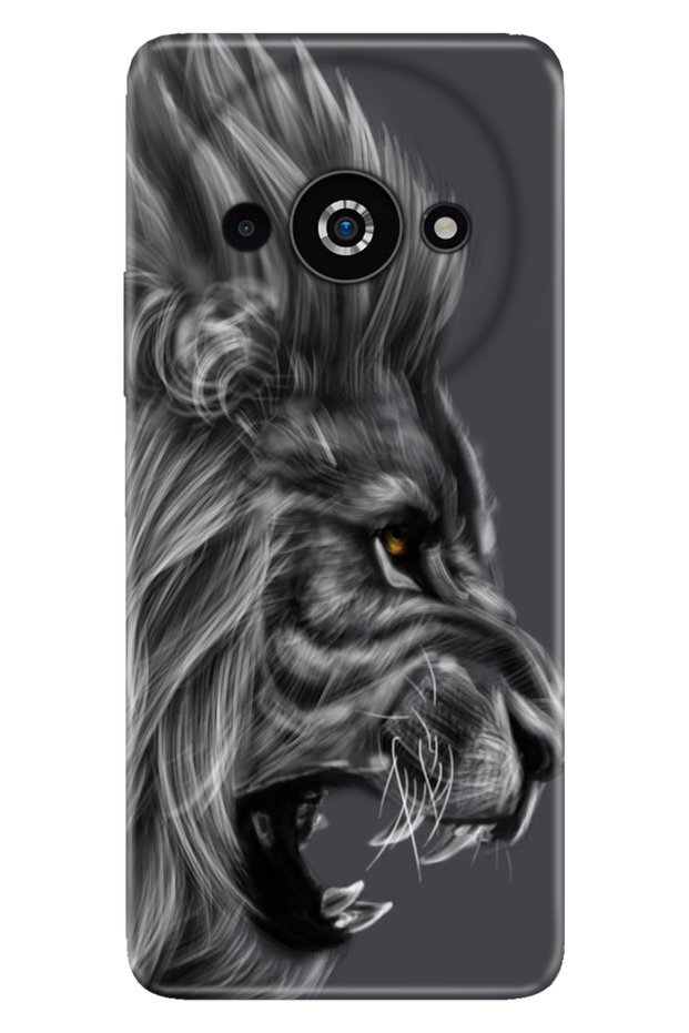 C61 Poco Case Phone Case Pococ61 Printed Black Lion