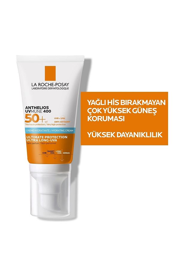 Anthelios UVMune SPF50 Hassas ve Reaktif Ciltler İçin Nemlendirici Yüksek Faktörlü Güneş Kremi 50ml - 2