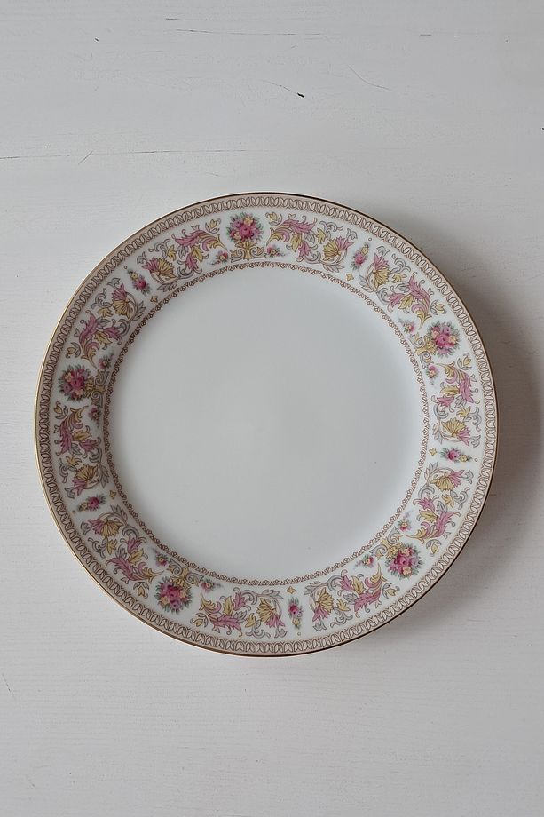 Tirschenreuth Yaz Rüyası Vintage Porselen Pasta Tabağı - 1