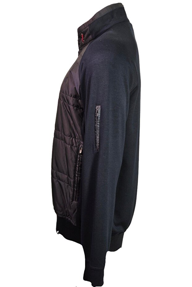 3319002 Erkek Triko Ceket Navy - 2