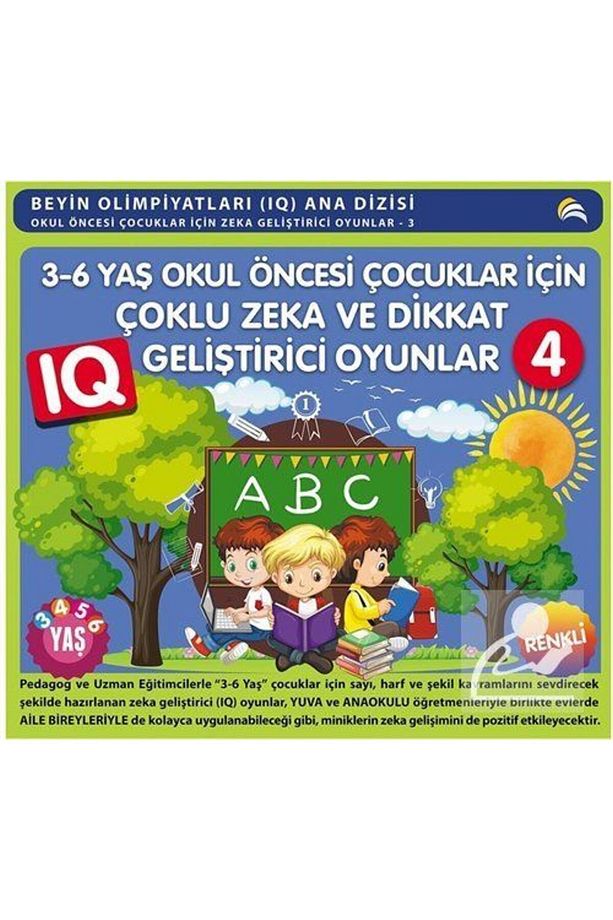 3-4-5-6 Yaş Ve Üzeri Okul Öncesi Çocuklar Için Çoklu Zeka Ve Dikkat Geliştirici Akıl Oyunları 4 - 1
