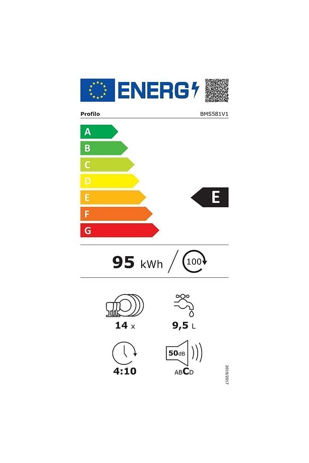 Bms581v1 E Enerji Sınıfı 6 Programlı 14 Kişilik Bulaşık Makinesi - 7