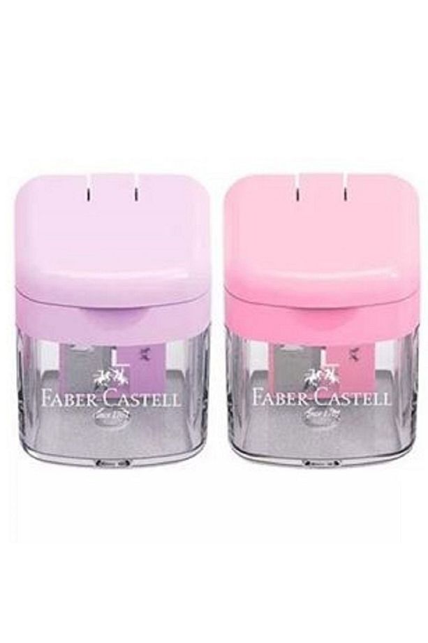 2 Adet Faber-Castell Tek Gözlü Mini Box Kalemtıraş - 1