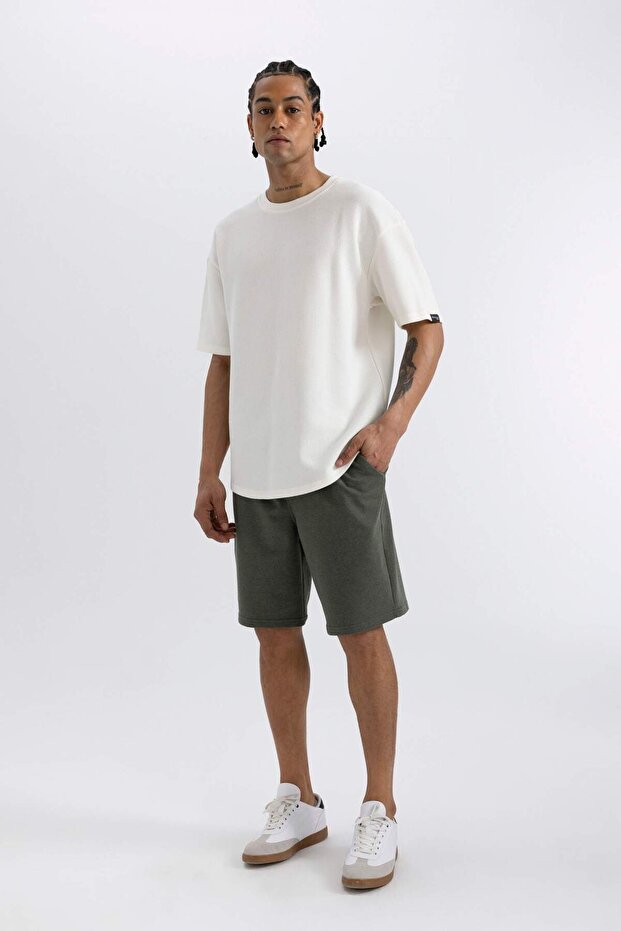 DFC - Slim Fit Basic Cepli Şort - 2