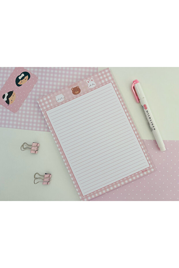 A5 Tavşan Memopad/Notepad/Defter - 1
