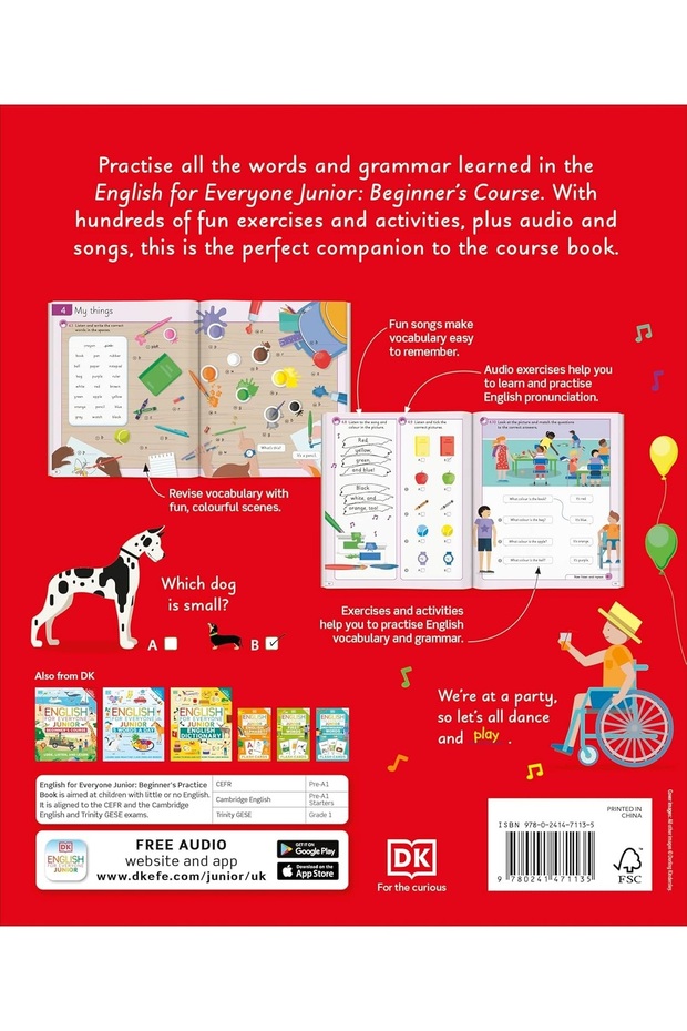 English for Everyone Junior Beginner's Practice Book: Look, Listen, Learn, and Practise - 2