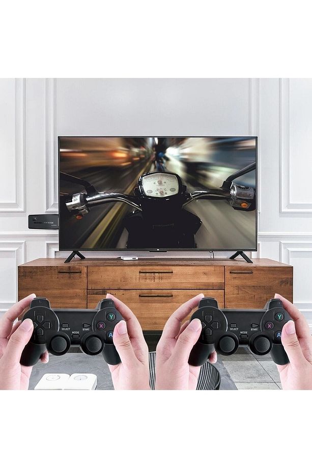 Ps1 Retro Game Stick 10000 Çift Kol Oyun Konsolu - 3
